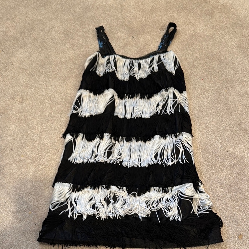 1920’s FLAPPER DRESS XS by FUN COSTUMES extra small sequins
